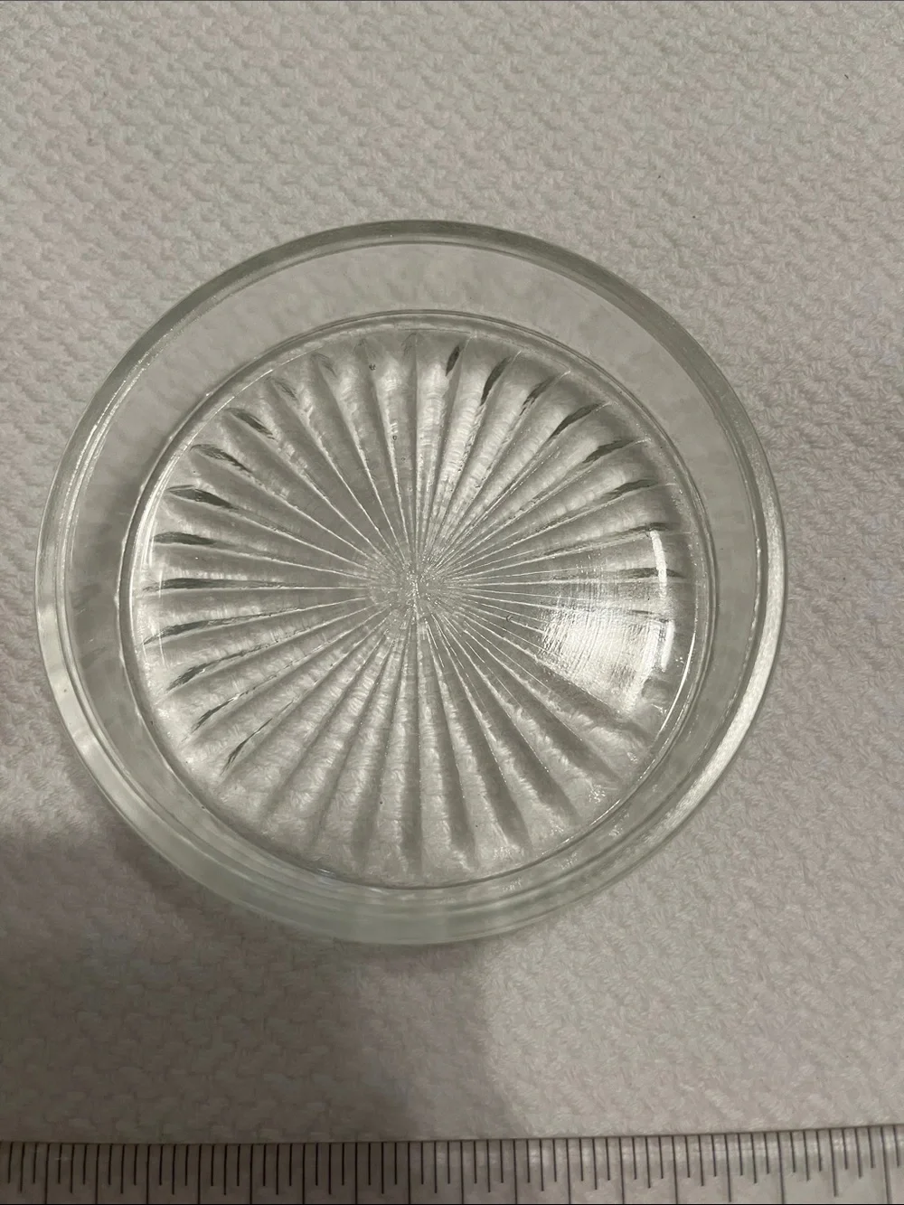 Vintage Silver-Plated Rill Top Caviar or Butter Sever with glass insert.